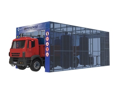 Проездная система мойки автобусов CB-760 с 6 щётками